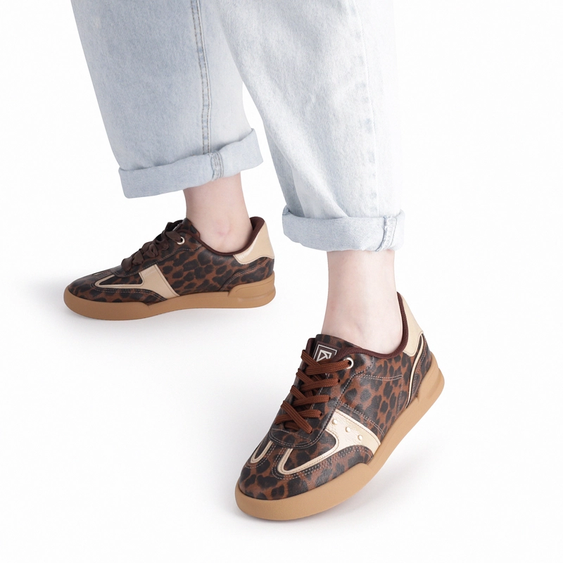 ZAPATILLA MUJER- ANIMAL PRINT/CAFE  CAROLINE PICCADILLY - 5