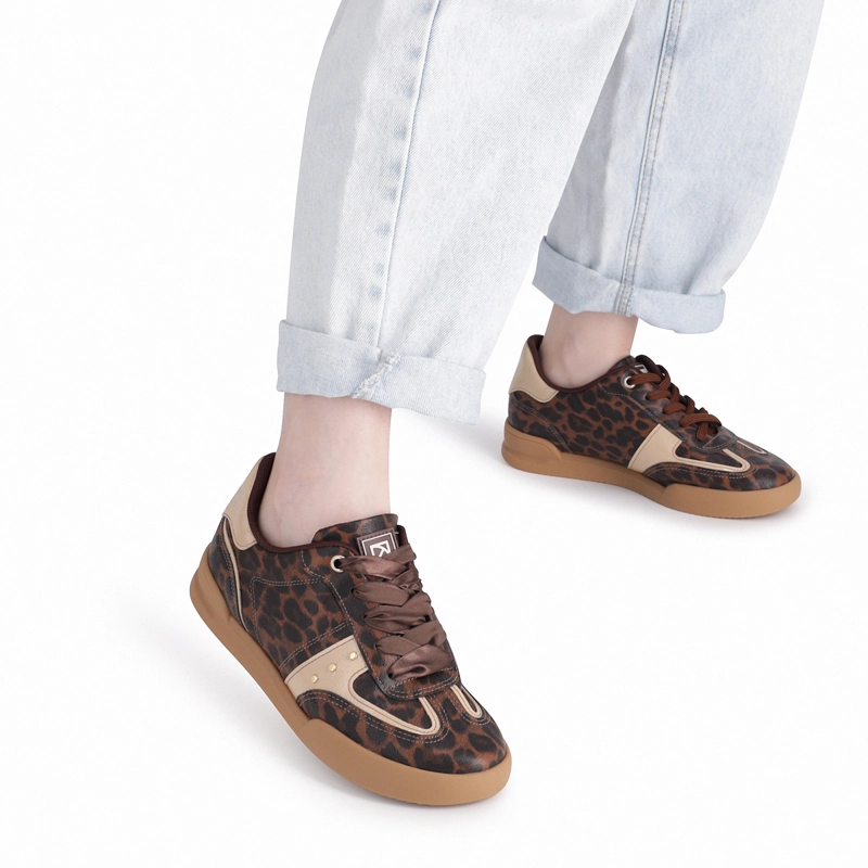 ZAPATILLA MUJER- ANIMAL PRINT/CAFE  CAROLINE PICCADILLY - 6