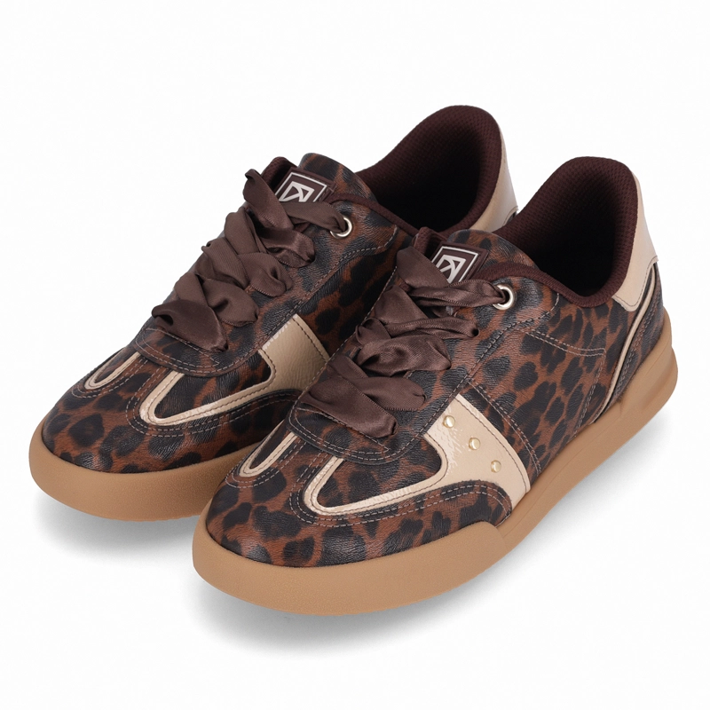 ZAPATILLA MUJER- ANIMAL PRINT/CAFE  CAROLINE PICCADILLY - 7