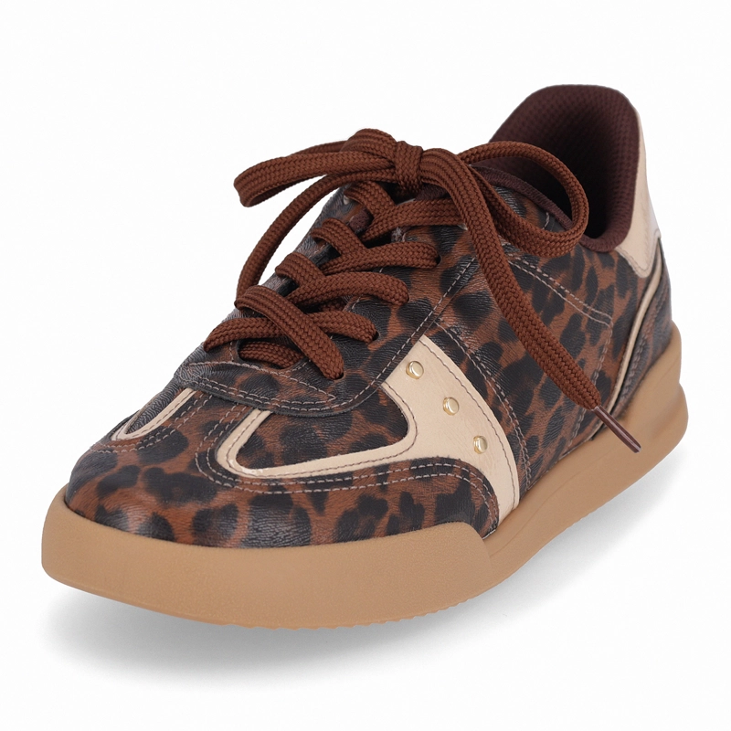 ZAPATILLA MUJER- ANIMAL PRINT/CAFE  CAROLINE PICCADILLY - 8