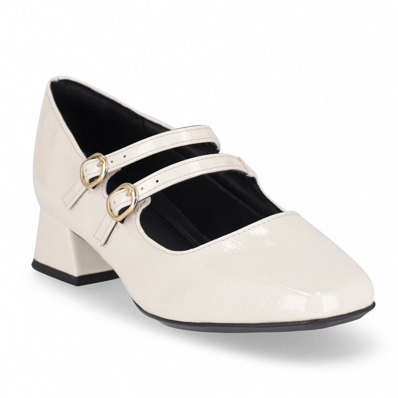 ZAPATO MARY JANE MUJER- CREMA/CHAROL TATI PICCADILLY - 4
