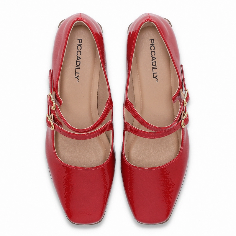 ZAPATO MARY JANE MUJER- ROJO/CHAROL TATI PICCADILLY - 2