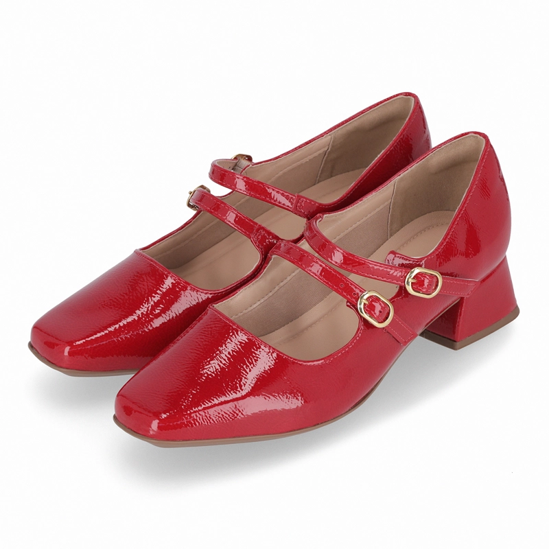 ZAPATO MARY JANE MUJER- ROJO/CHAROL TATI PICCADILLY - 3