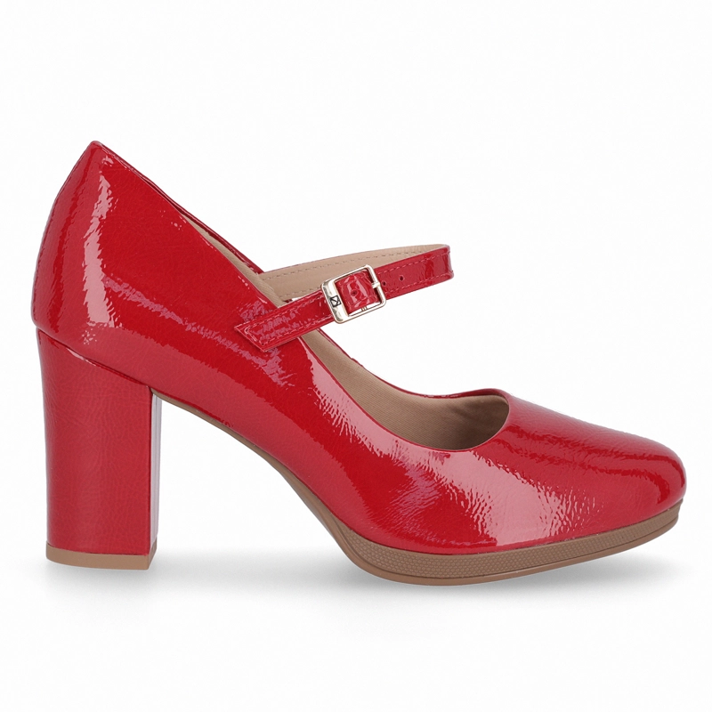 ZAPATO MARY JANE MUJER- ROJO/CHAROL DEISE PICCADILLY - 1