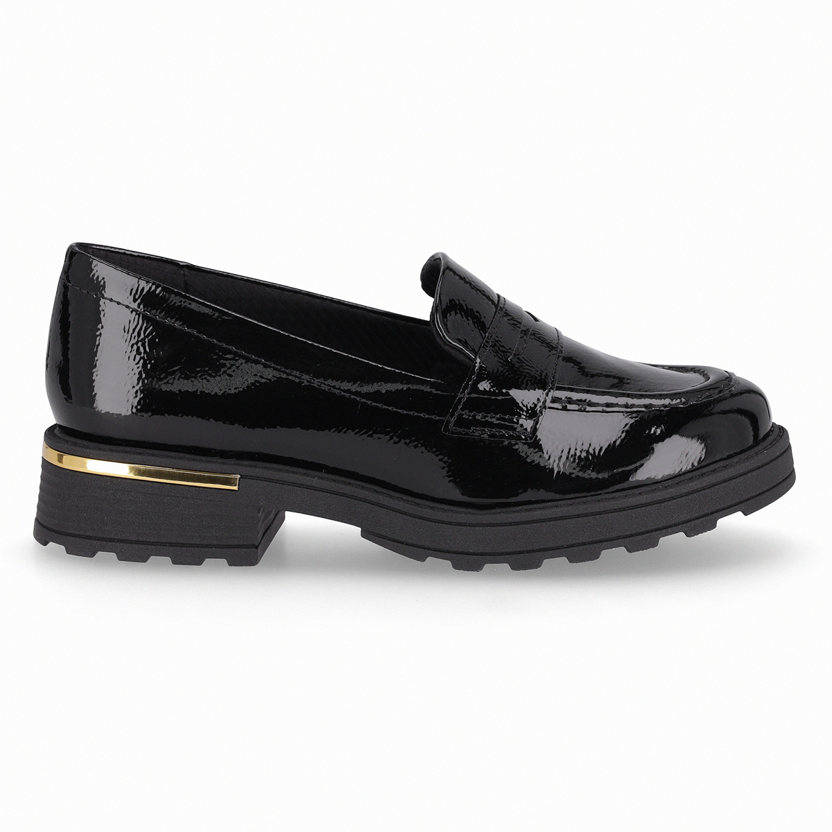 MOCASIN MUJER- NEGRO/CHAROL GISA 02 PICCADILLY - 1