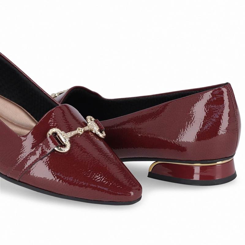 ZAPATO MUJER- BURDEO/CHAROL SILVIA 03 PICCADILLY - 5