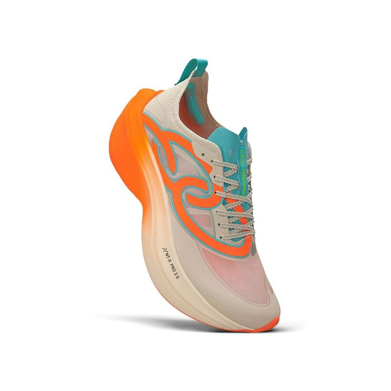ZAPATILLA RUNNING HOMBRE CORRE SUPRA 2 BLANCO/NARANJA - 2