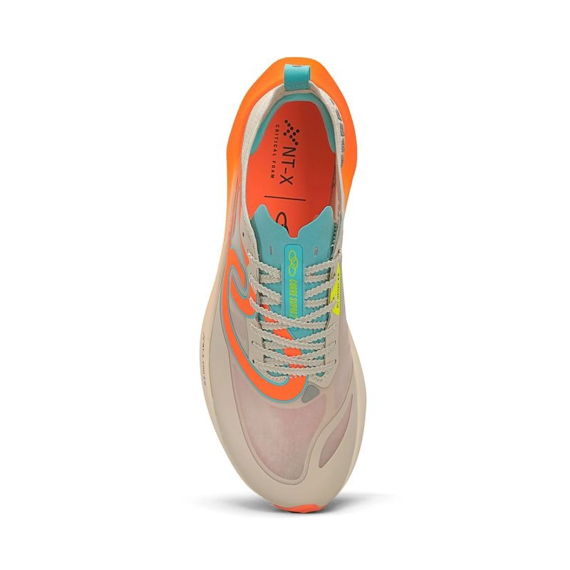 ZAPATILLA RUNNING HOMBRE CORRE SUPRA 2 BLANCO/NARANJA - 5