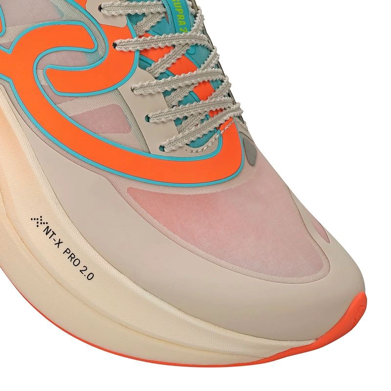 ZAPATILLA RUNNING HOMBRE CORRE SUPRA 2 BLANCO/NARANJA - 7