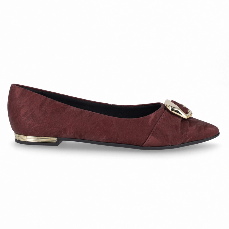 ZAPATO MUJER- BURDEO/DORADO ANA PICCADILLY - 1