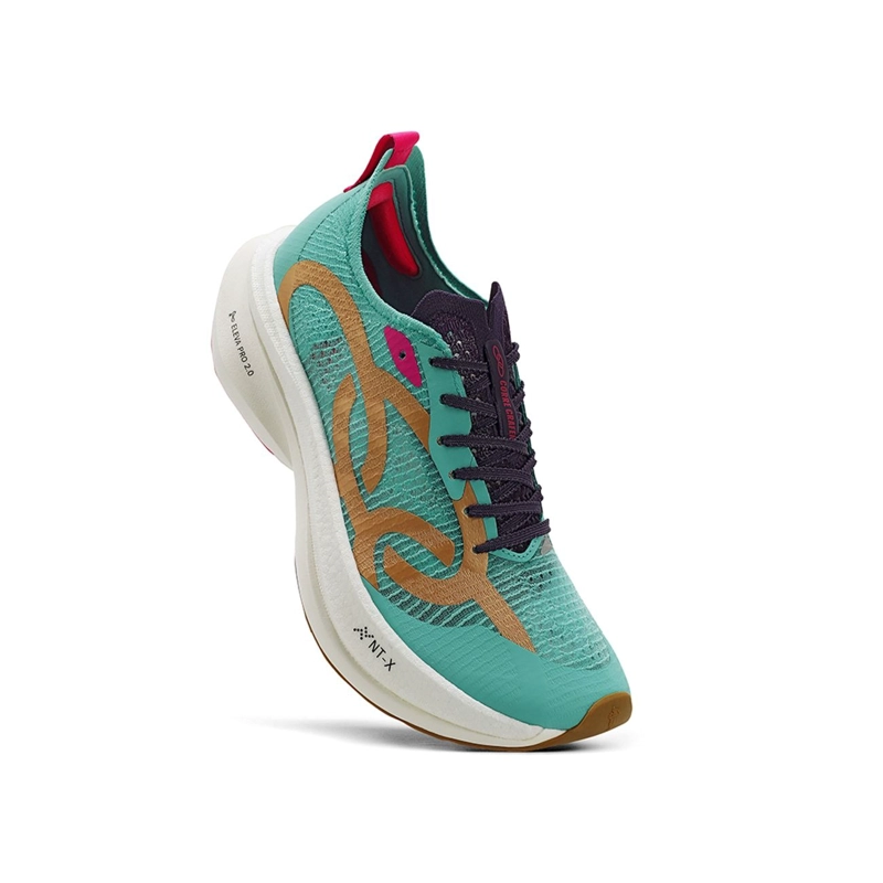 ZAPATILLA RUNNING HOMBRE CORRE GRAFENO 3 CELESTE - 2