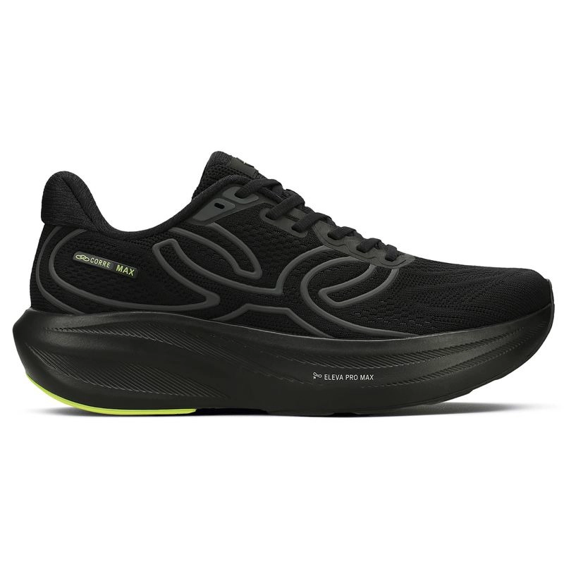 ZAPATILLA RUNNING MUJER CORRE MAX NEGRA - 1