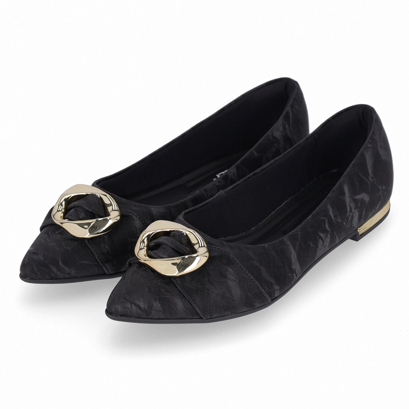 ZAPATO MUJER- NEGRO/DORADO ANA PICCADILLY - 3