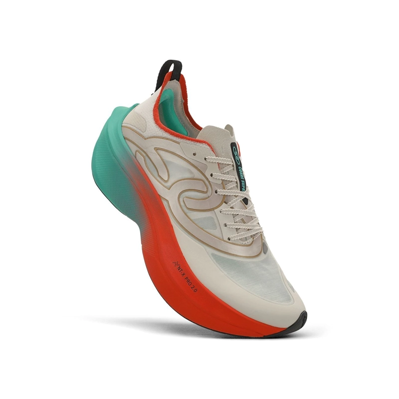 ZAPATILLA RUNNING HOMBRE CORRE SUPRA CELESTE/ROJO/ARENA - 2