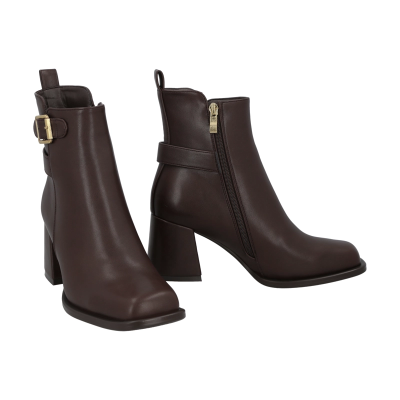 BOTIN MUJER- MARRON CATALINA POLICE - 3