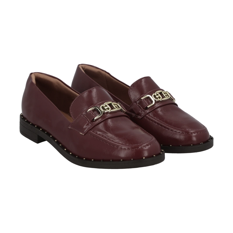 MOCASIN MUJER- BURDEO/DORADO ANTONELLA POLICE - 2