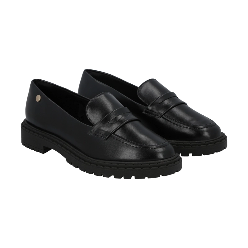 MOCASIN MUJER_- NEGRO ISABELLA POLICE - 2