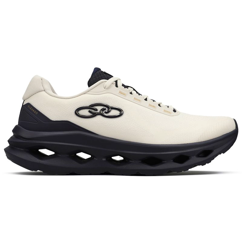 ZAPATILLA HOMBRE ELEVADO ARENA/AZUL MARINO - 1