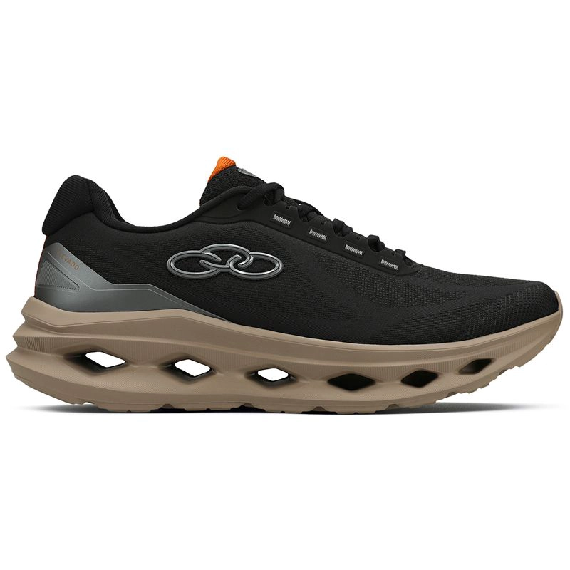ZAPATILLA HOMBRE ELEVADO NEGRA - 1