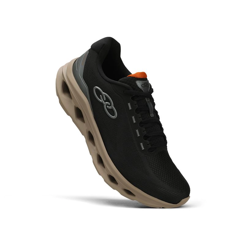 ZAPATILLA HOMBRE ELEVADO NEGRA - 2