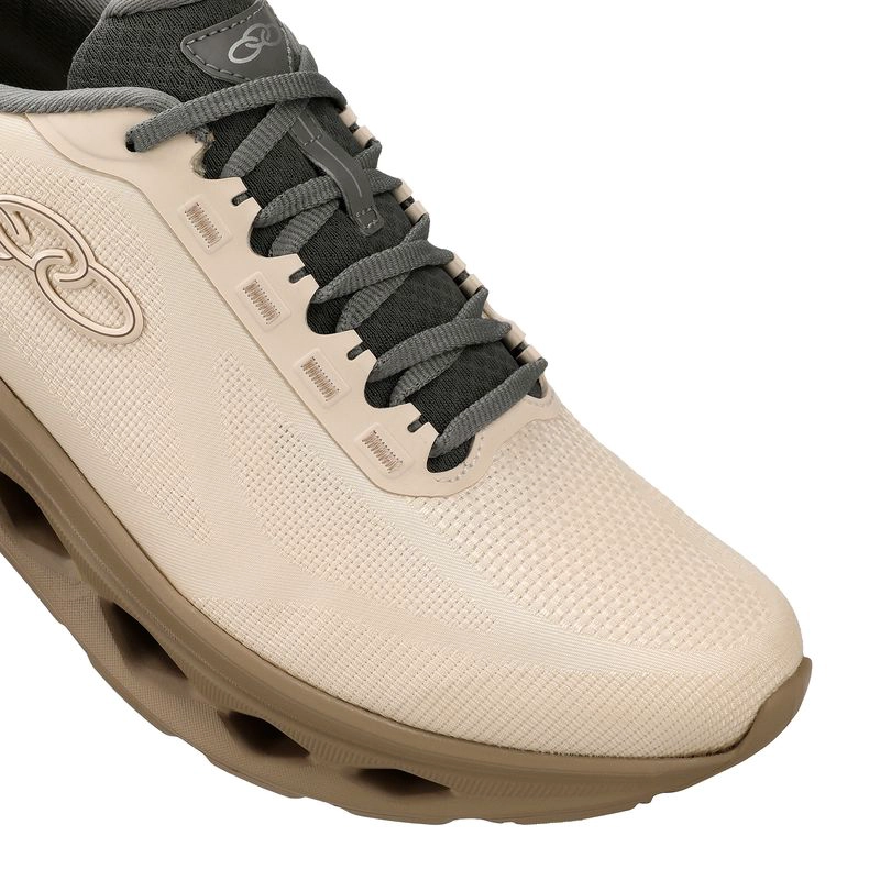 ZAPATILLA HOMBRE ELEVADO CAFE /ALGODON - 7