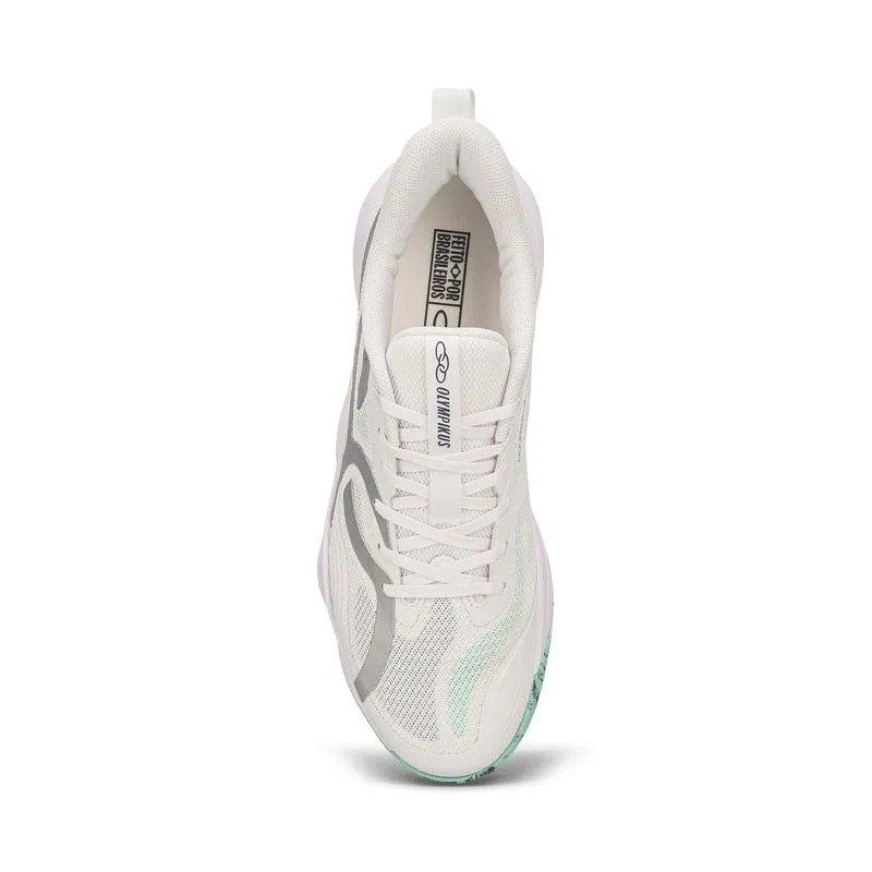 ZAPATILLA VOLEIBOL HOMBRE QUADRA 2 BLANCA/VERDE - 4