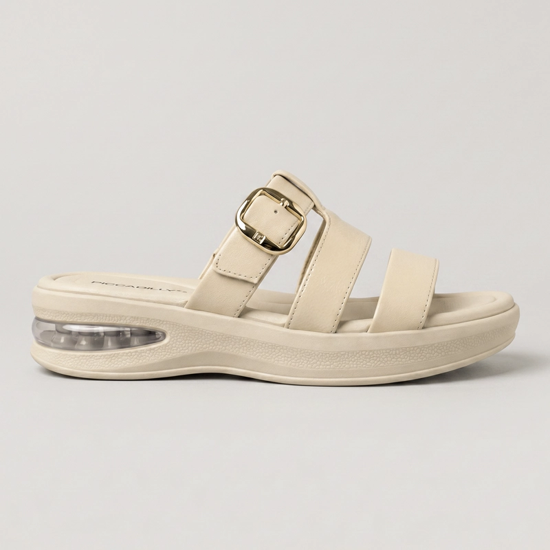 SANDALIA MUJER_ CREMA SOFT STEP 83  PICCADILLY - 1