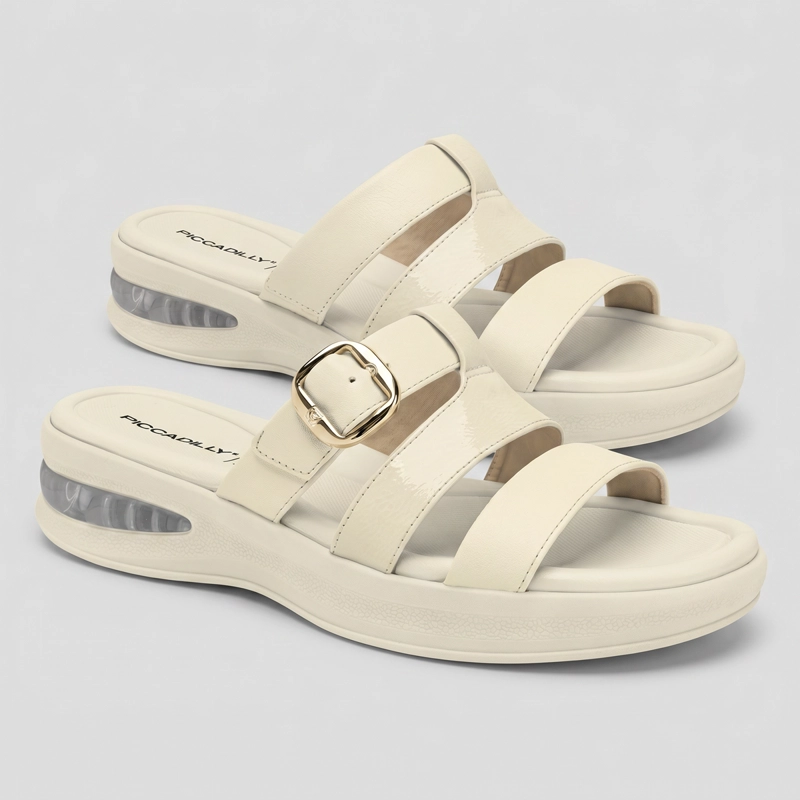 SANDALIA MUJER_ CREMA SOFT STEP 83  PICCADILLY - 3
