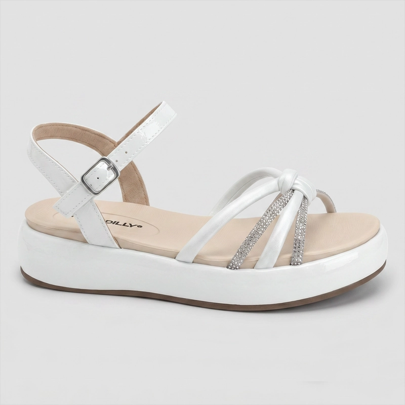 SANDALIA MUJER_ BLANCO/STRASS SOL 66 PICCADILLY - 1