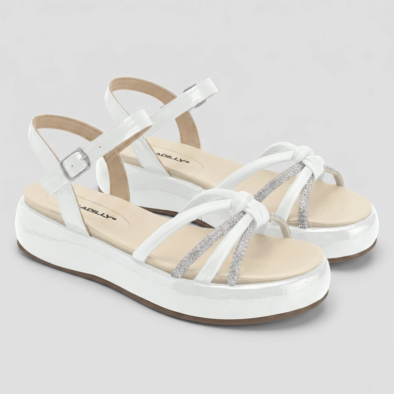 SANDALIA MUJER_ BLANCO/STRASS SOL 66 PICCADILLY - 3