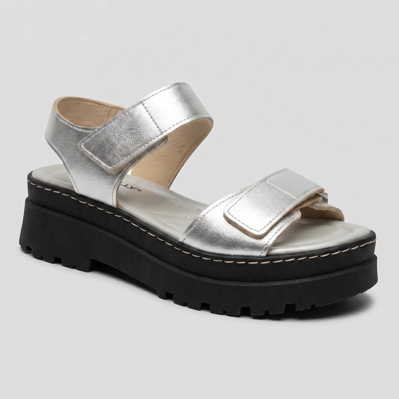 SANDALIA MUJER_ PLATA NATHALIA 86 PICCADILLY - 2