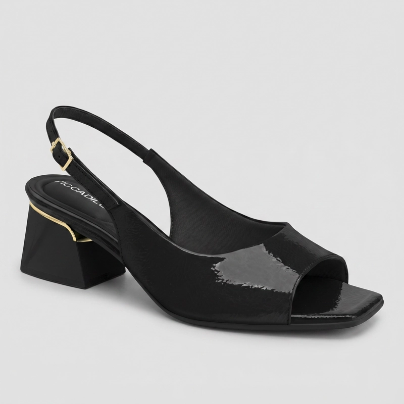 SANDALIA MUJER_ NEGRO/CHAROL RENEE 25 PICCADILLY - 4
