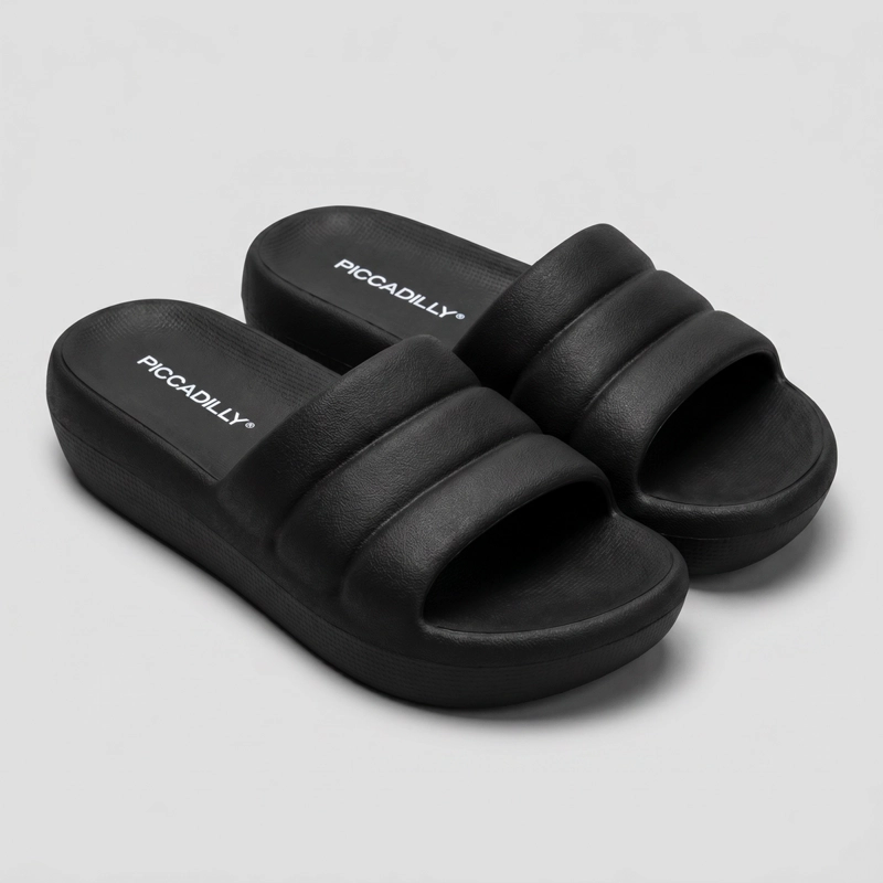SANDALIA MUJER_ NEGRO MARSHMALLOW 73 PICCADILLY - 4