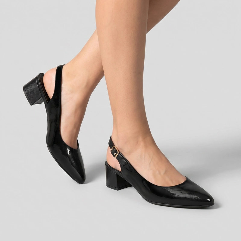 ZAPATO MUJER_ NEGRO/CHAROL TACI 19 PICCADILLY - 4