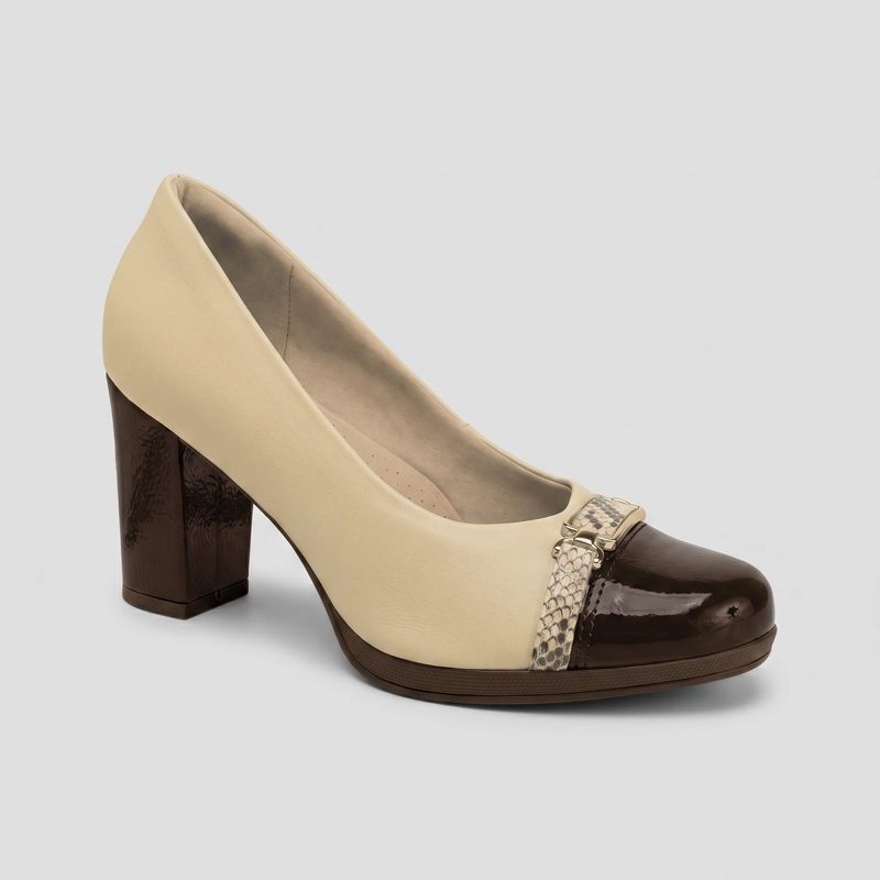 ZAPATO MUJER_ NUDE/CHOCOLATE DEISE PICCADILLY - 2