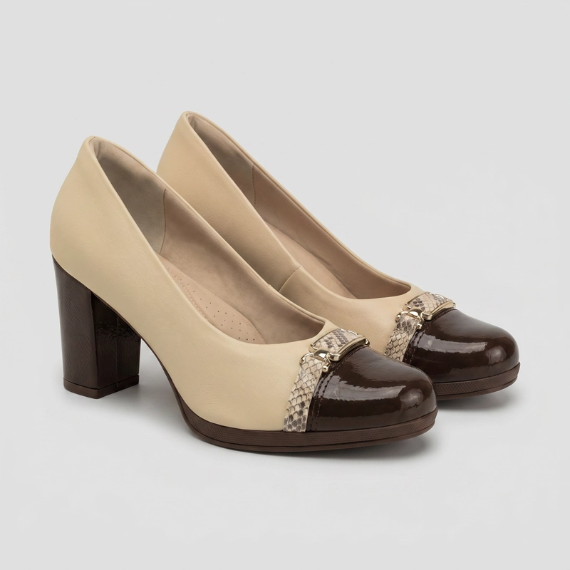 ZAPATO MUJER_ NUDE/CHOCOLATE DEISE PICCADILLY - 3
