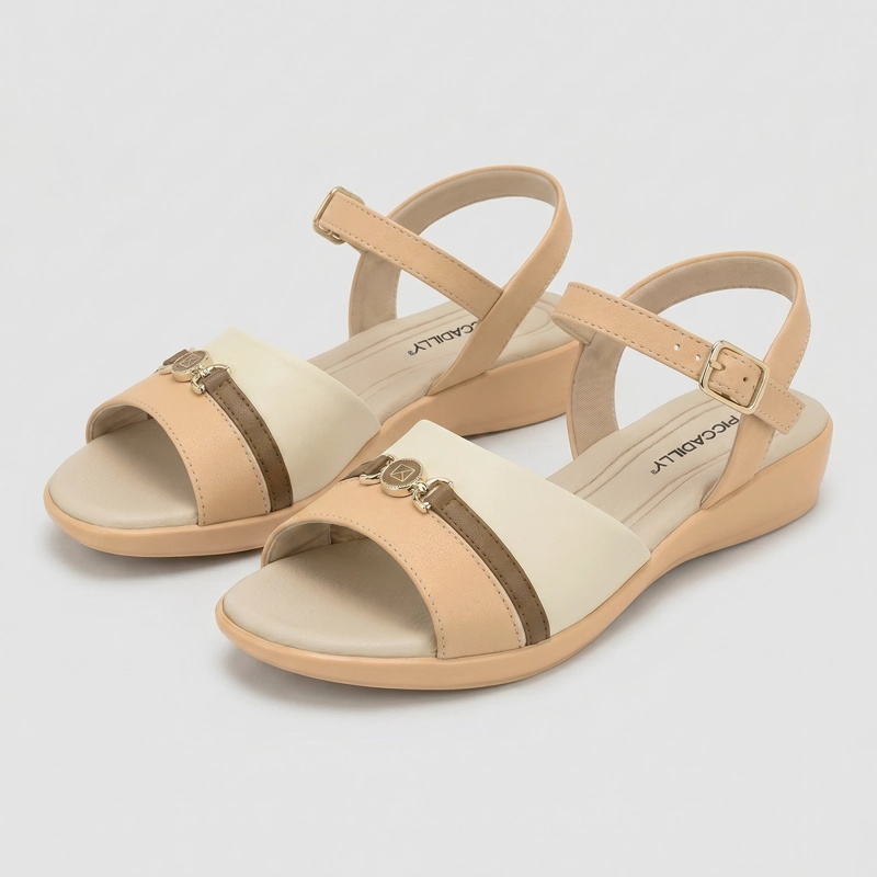 SANDALIA MUJER DURAZNO/BEIGE CAMILA 40 PICCADILLY - 3