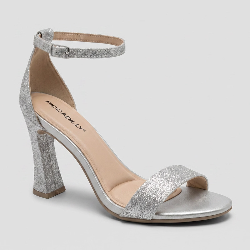 SANDALIA MUJER_ PLATA/GLITTER RAFA 48 PICCADILLY - 2