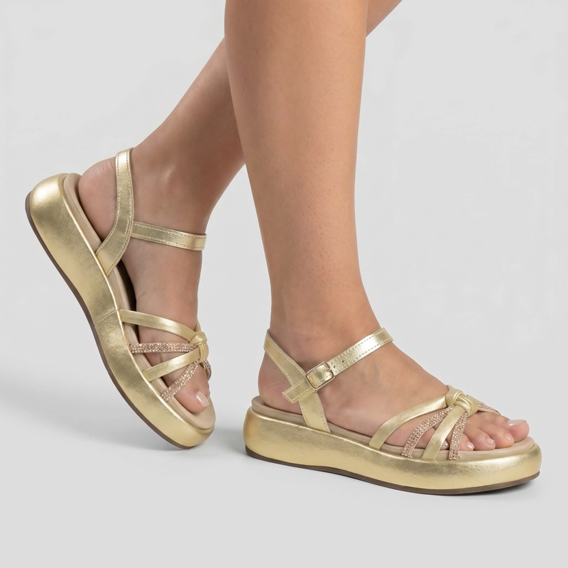 SANDALIA MUJER DORADO SOL 66 PICCADILLY - 4