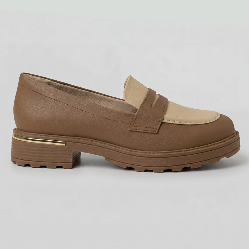 MOCASIN MUJER_ CAFE /BEIGE GISA 75 PICCADILLY - 1