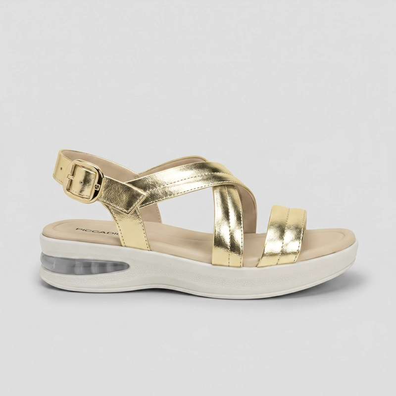 SANDALIA MUJER_ DORADO SOFT STEP PICCADILLY - 1