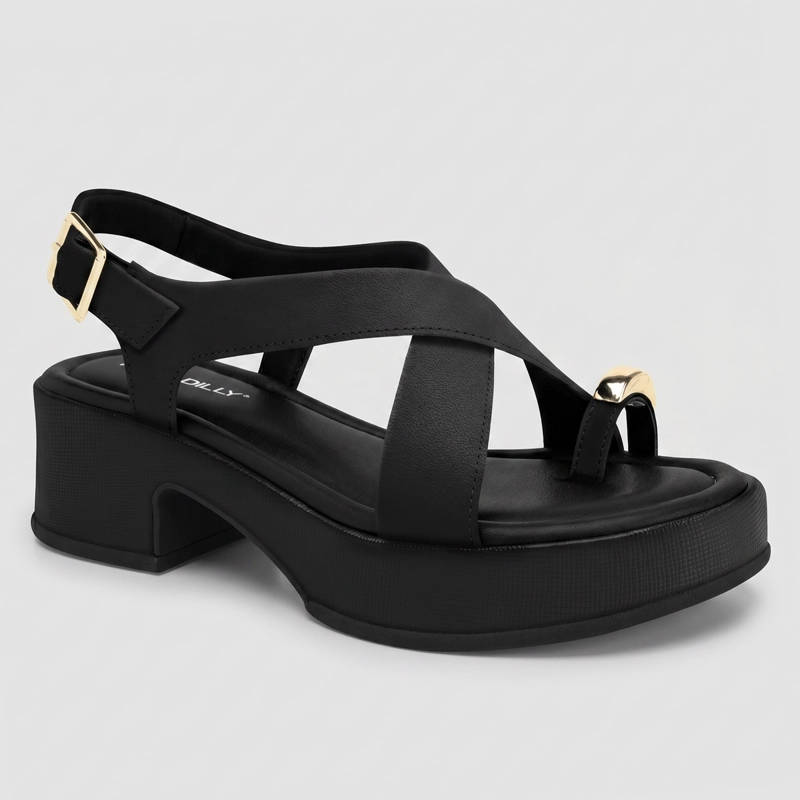 SANDALIA MUJER_ NEGRO GABRIELA PICCADILLY - 3