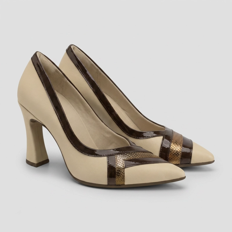 ZAPATO MUJER_ VAINILLA/CHOCOLATE SILVANA PICCADILLY - 3