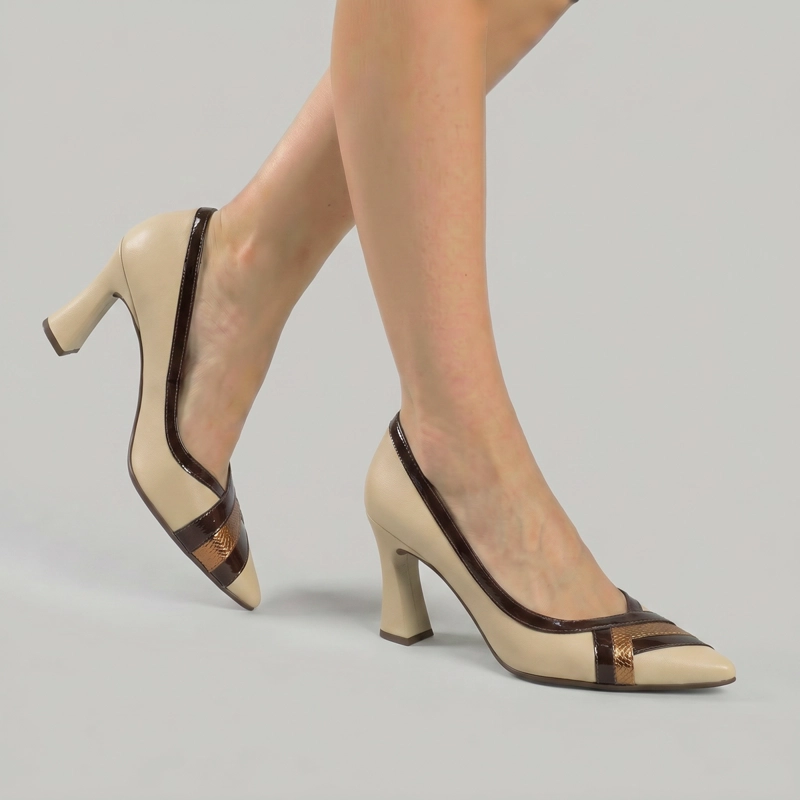 ZAPATO MUJER_ VAINILLA/CHOCOLATE SILVANA PICCADILLY - 4
