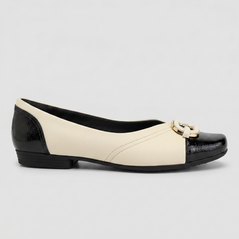 BALLERINA MUJER_ NEGRO/BLANCO RAQUEL 73 PICCADILLY - 1