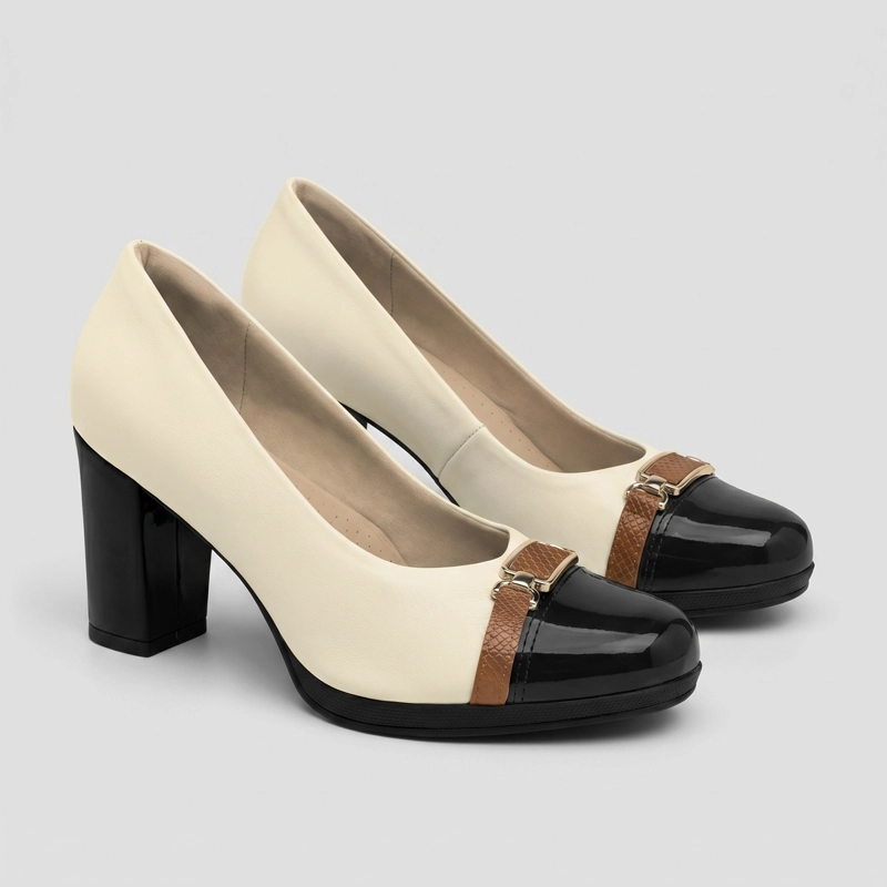 ZAPATO MUJER_ CREMA/NEGRO DEISE PICCADILLY - 3