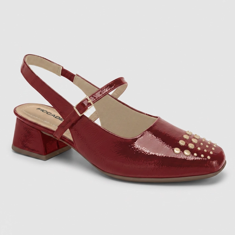ZAPATO MARY JANE CARMIN TATI 96 PICCADILLY - 2