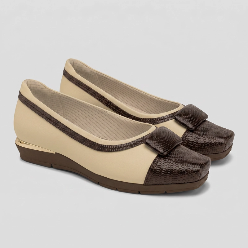 ZAPATO MUJER_ NUDE/CHOCOLATE FERNANDA 17 PICCADILLY - 3