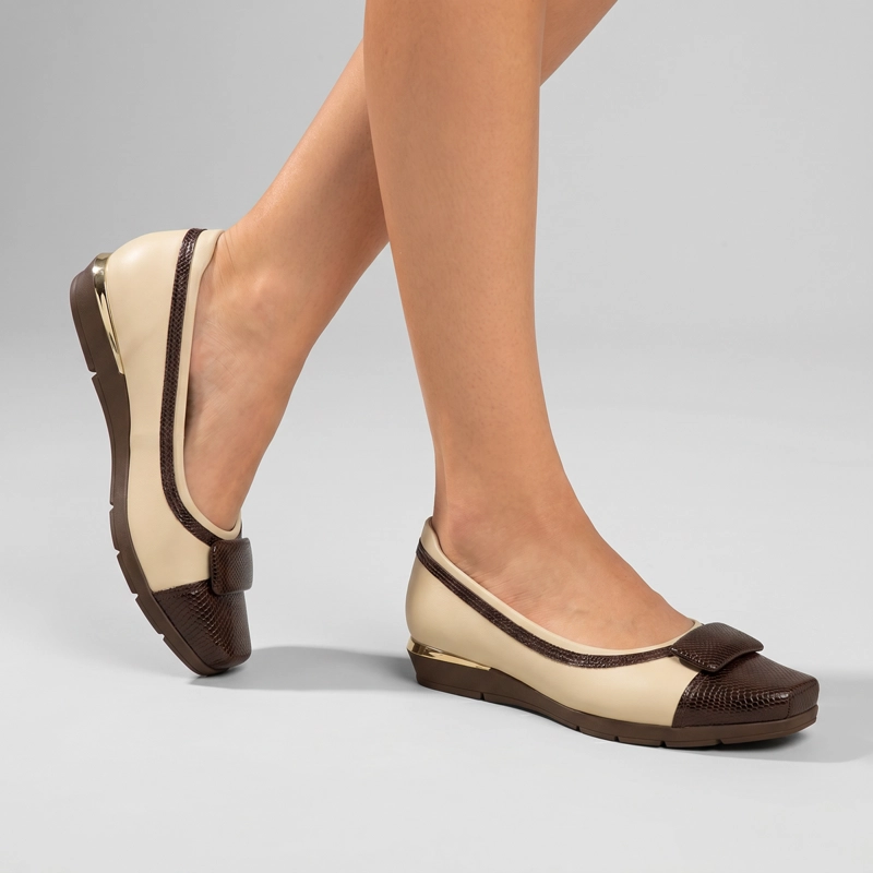 ZAPATO MUJER_ NUDE/CHOCOLATE FERNANDA 17 PICCADILLY - 4