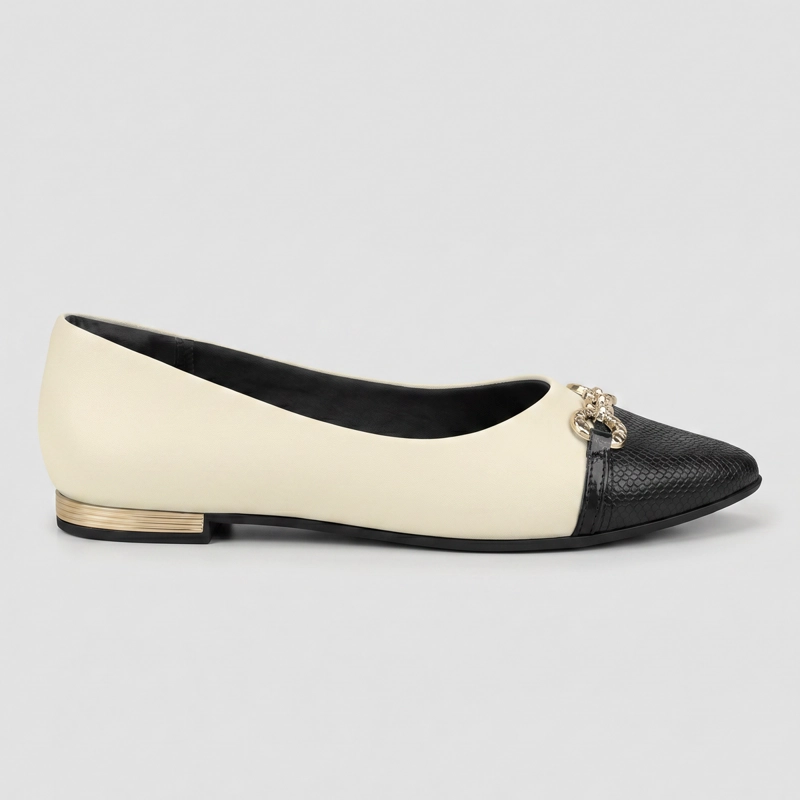 ZAPATO MUJER_ CREMA/NEGRO ANA 02 PICCADILLY - 1